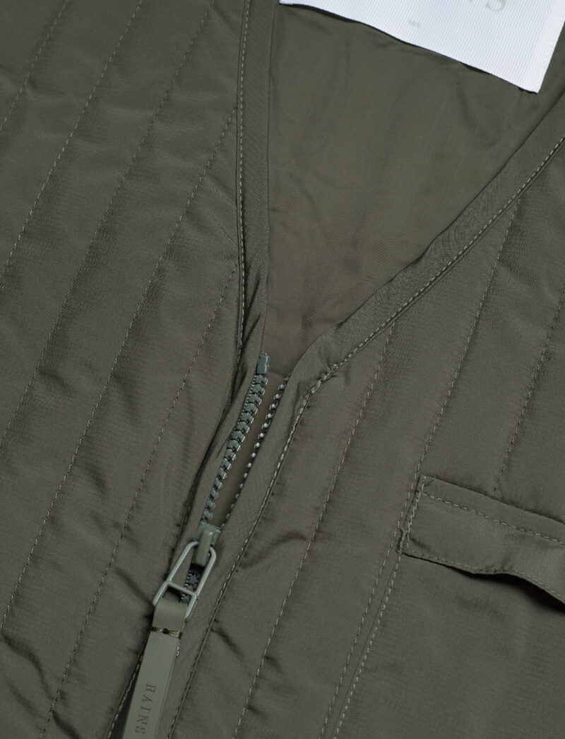 RAINS - Liner Vest, Green - Image 3