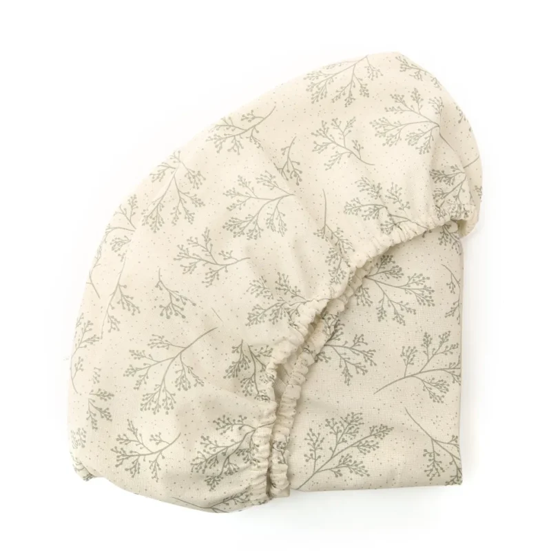 Drap Housse Pearl Blossom pour Berceau KUMI - Liste de Naissance - MARIE et GAUTHIER