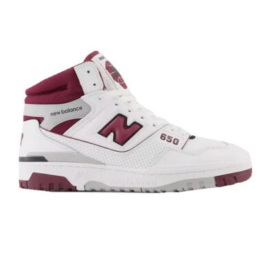 NEW BALANCE BB650 RCH White / Burgundy