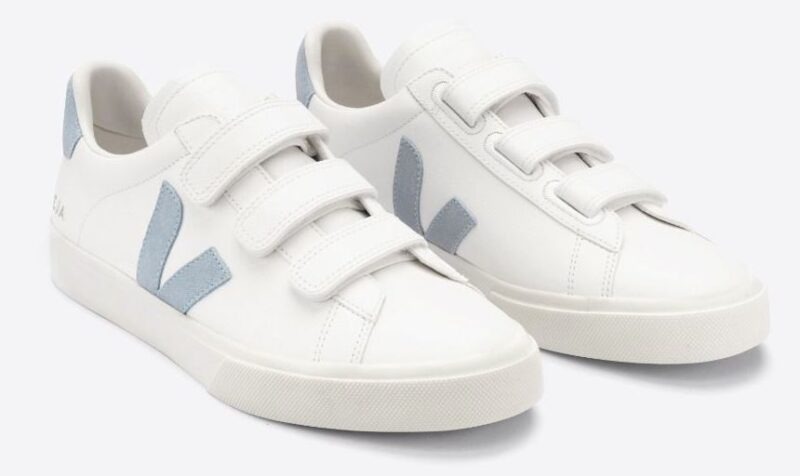 VEJA - Recife Leather Extra White/ Steel - Image 3