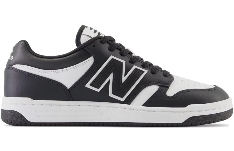 NEW BALANCE - BB480 LBA WHITE BLACK