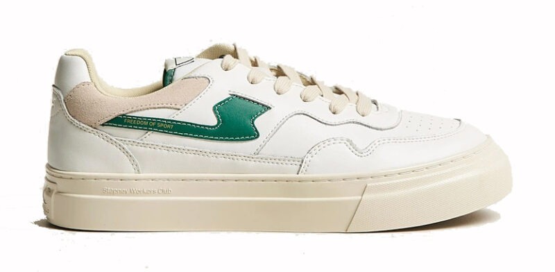 S.W.C - Pearl S-Strike Leather, White / Green