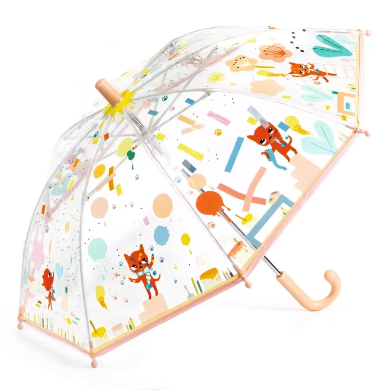 DJECO - Parapluie Enfant Petit Modele - Chamallow - Little Big Room