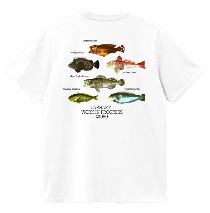 CARHARTT WIP - Fish T-Shirt White, Blanc - Image 3