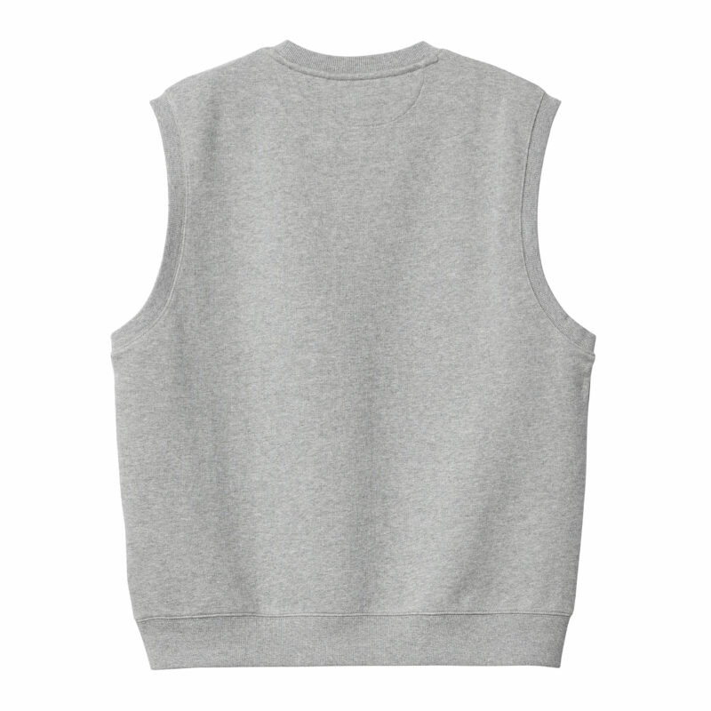 CARHARTT WIP - SCRIPT VEST SWEAT GREY HEATHER, Gris - Image 3