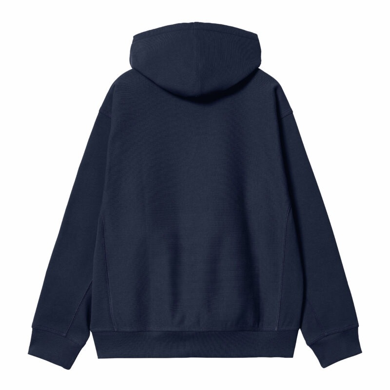 CARHARTT WIP - HOODED AMERICAN SCRIPT AIR FORCE BLUE - Image 2