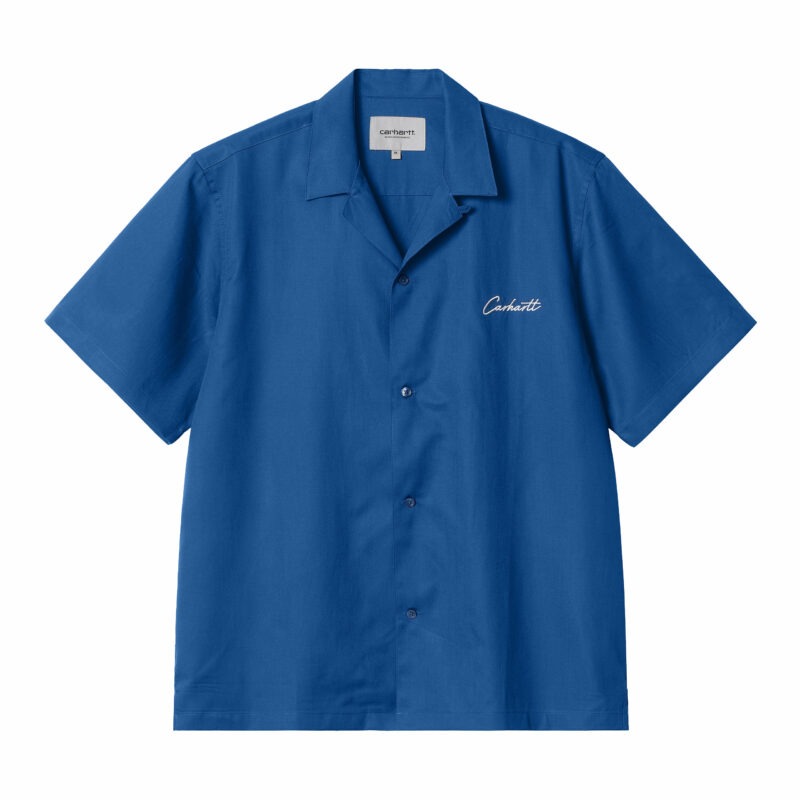 CARHARTT WIP - S/S Delray Shirt Acapulco, Bleu