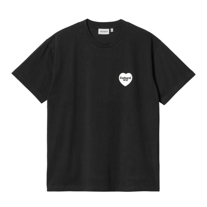 CARHARTT WIP - S/S HEART BANDANA T-SHIRT COTTON BLACK - Image 2