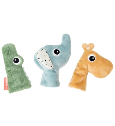 DONE BY DEER – Ensemble de Marionnettes à Doigts – 3 Pièces – Deer Friends DONE BY DEER – Ensemble de Marionnettes à Doigts – 3 Pièces – Deer Friends