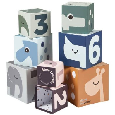 DONE BY DEER – Cubes à Empiler – deer Friends DONE BY DEER – Cubes à Empiler – deer Friends