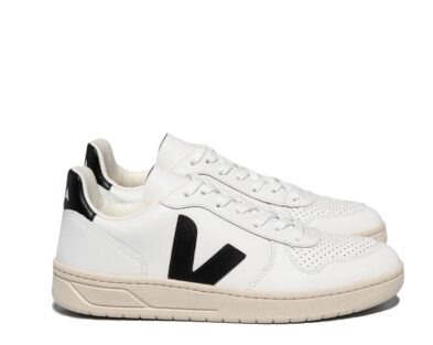 VEJA – V-10 Leather Extrawhite, White / Black VEJA – V-10 Leather Extrawhite, White / Black