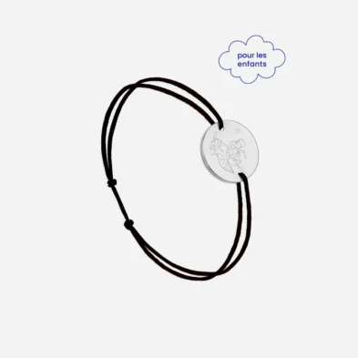 LE VENT A LA FRANCAISE – Le Petit Prince – L’aviateur Enfant – Noir – Plaqué Argent