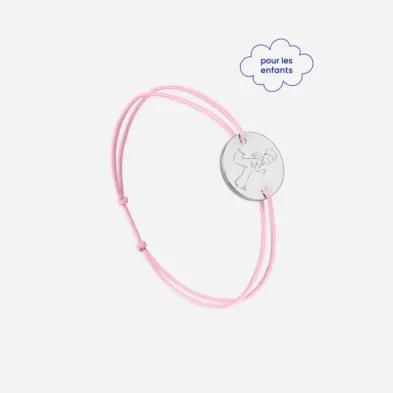 LE VENT A LA FRANCAISE – Le Petit Prince – Enfant – Rose – Plaqué Argent