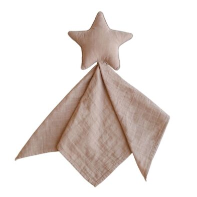 MUSHIE – Lovey Blanket –  Star – Naturel MUSHIE – Lovey Blanket –  Star – Naturel