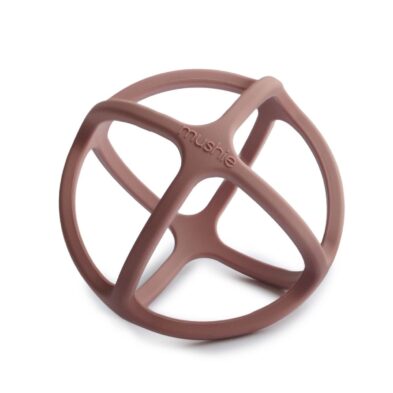 MUSHIE – Teether Ball – Couleur  Woodchuck