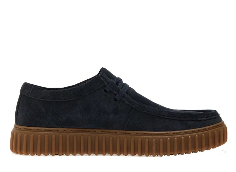 CLARKS ORIGINAL - Torhill Lo Navy Suède