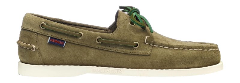 SEBAGO - Portland Suede Docksides Kaki