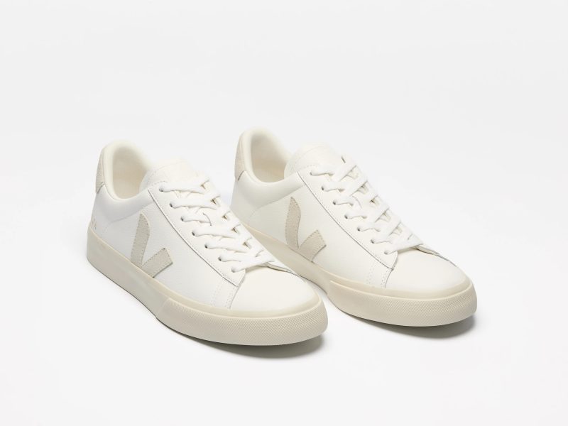 VEJA - CAMPO LEATHER EXTRA WHITE NATURAL SUEDE - Image 2