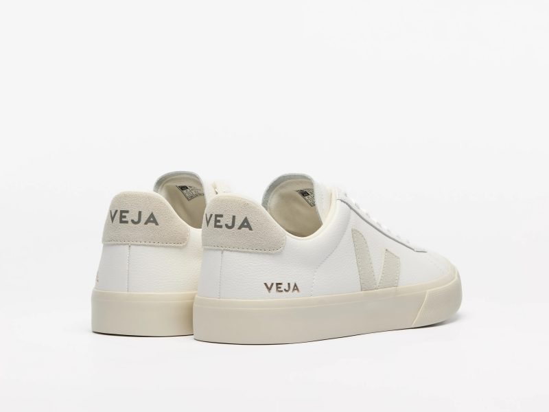 VEJA - CAMPO LEATHER EXTRA WHITE NATURAL SUEDE - Image 3