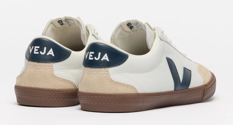 VEJA - VOLLEY LEATHER WHITE NAUTICO BARK - Image 3