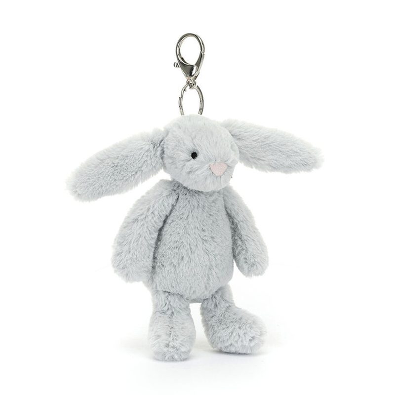 JELLYCAT - Bashful Silver Bunny Bag Charm