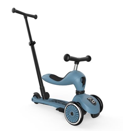 SCOOT AND RIDE – Highwaykick 1 – Push and Go – Couleur : Steel