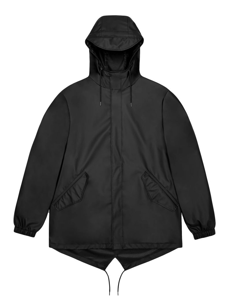 RAINS - Fishtail Jacket Black