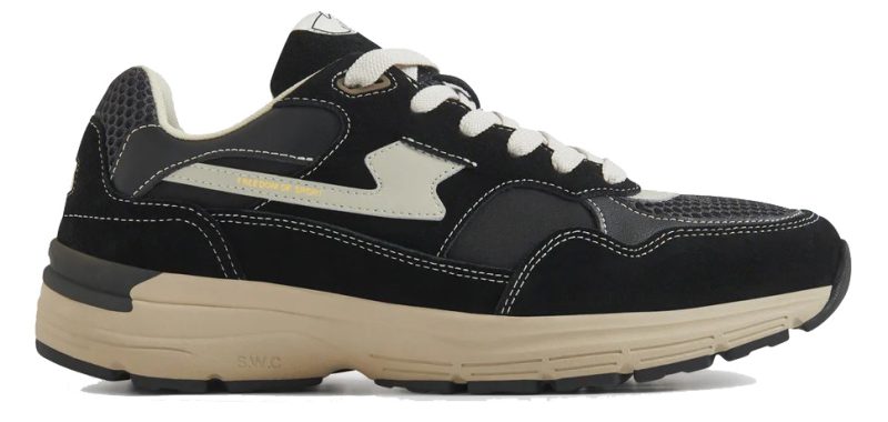 S.W.C - AMIEL S-STRIKE SUEDE MIX BLACK II