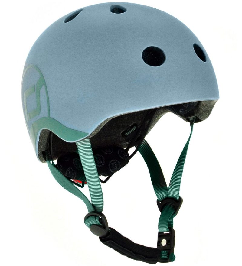 SCOOT AND RIDE - Casque Enfant - taille - XXS - S  - Couleur : Steel
