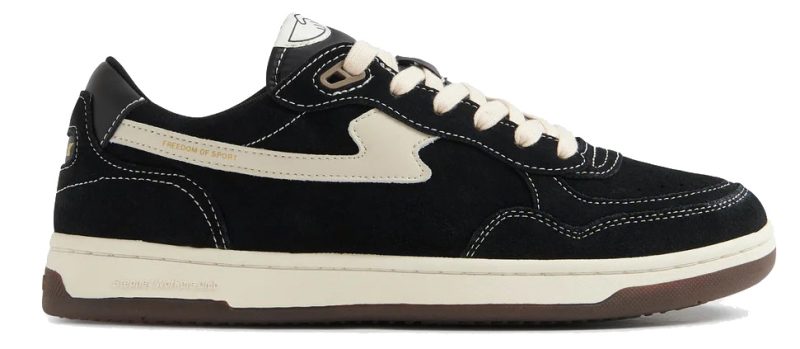S.W.C - PRO-CUP 01 S-STRIKE SUEDE BLACK-WHITE