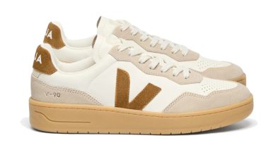 VEJA – V-90 LEATHER PURE CAMEL ALMOND NATURAL VEJA – V-90 LEATHER PURE CAMEL ALMOND NATURAL
