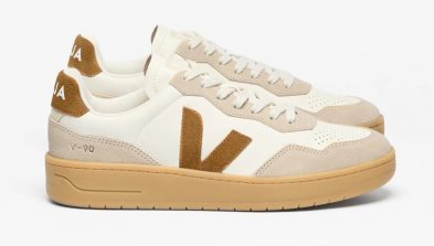 VEJA – V-90 LEATHER PURE CAMEL ALMOND NATURAL