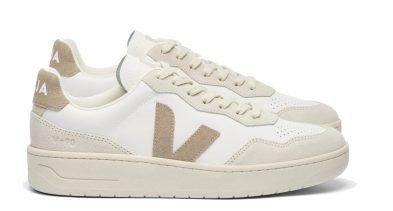 VEJA – V-90 LEATHER WHITE TAUPE
