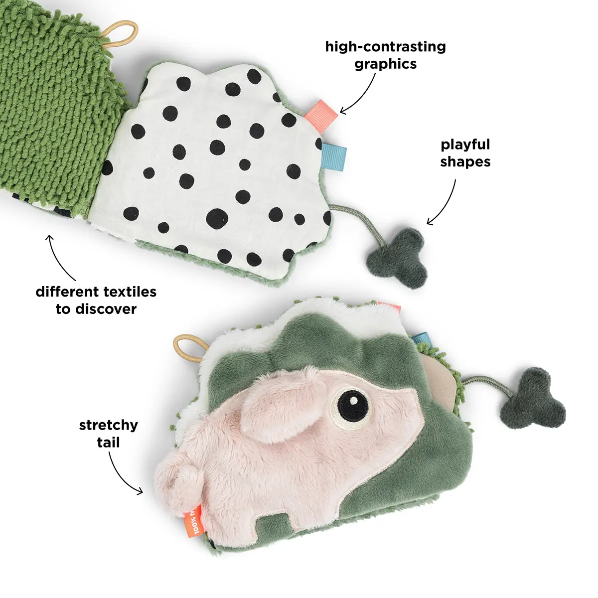 DONE BY DEER - Livre d'éveil Sensoriel - Tiny Farm - Multicolore – Image 5