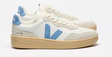 VEJA – V-90 LEATHER WHITE AQUA NATURAL