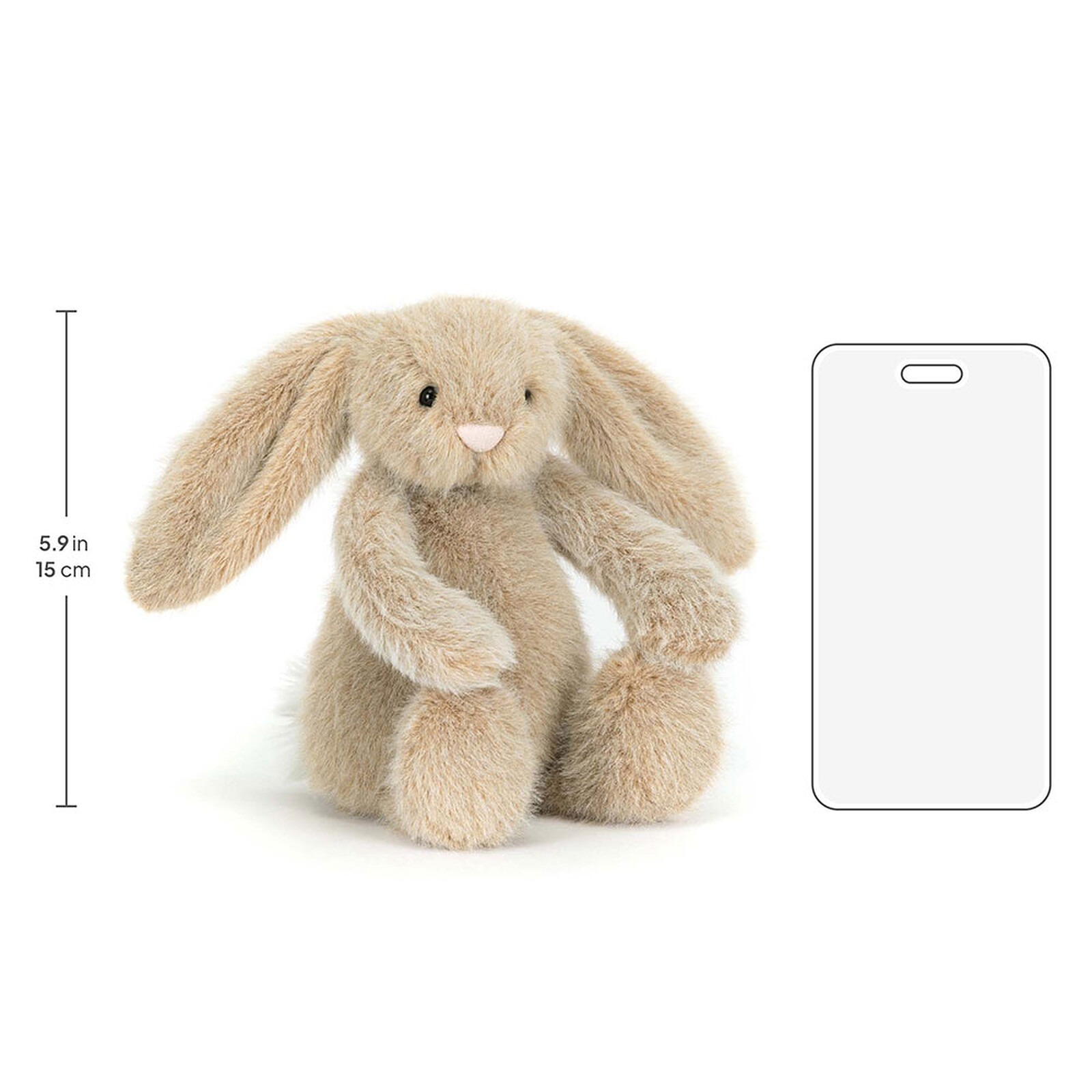 JELLYCAT - Flufflet Bunny Oat – Image 6