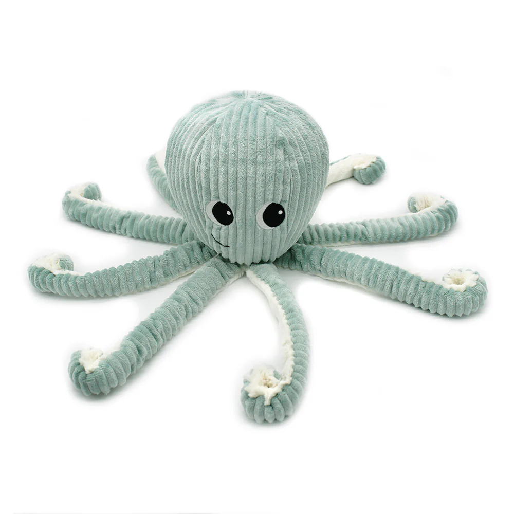 LES DÉGLINGOS PTIPOTOS - Peluche Filou La Pieuvre Maman et son Bébé - Menthe - Les Ptipotos – Image 3
