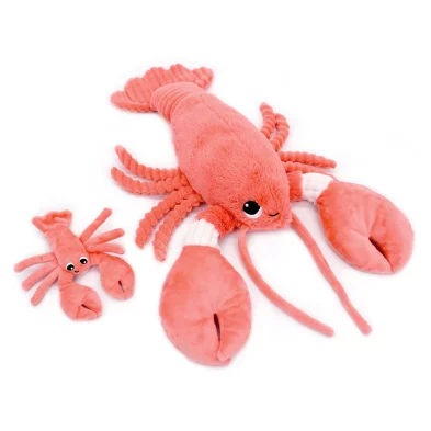 LES DÉGLINGOS PTIPOTOS – Peluche Iloveyou Le Homard – Maman et son Bébé – Couleur Corail – Les Ptipotos LES DÉGLINGOS PTIPOTOS – Peluche Iloveyou Le Homard – Maman et son Bébé – Couleur Corail – Les Ptipotos