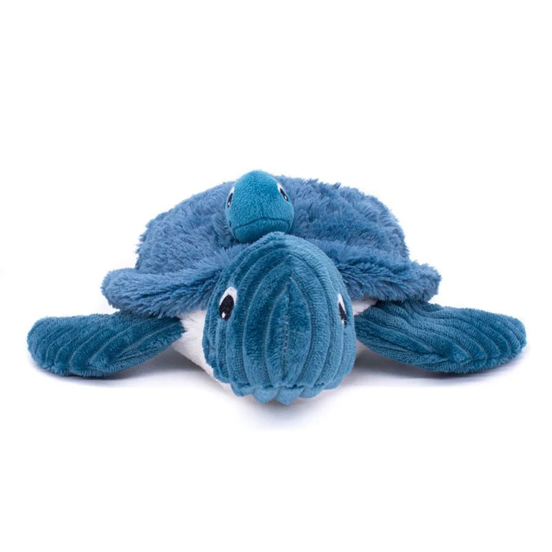 LES DÉGLINGOS PTIPOTOS - Peluche Tortue Sauvenou Maman et son Bébé - Bleu - Les Ptipotos – Image 4