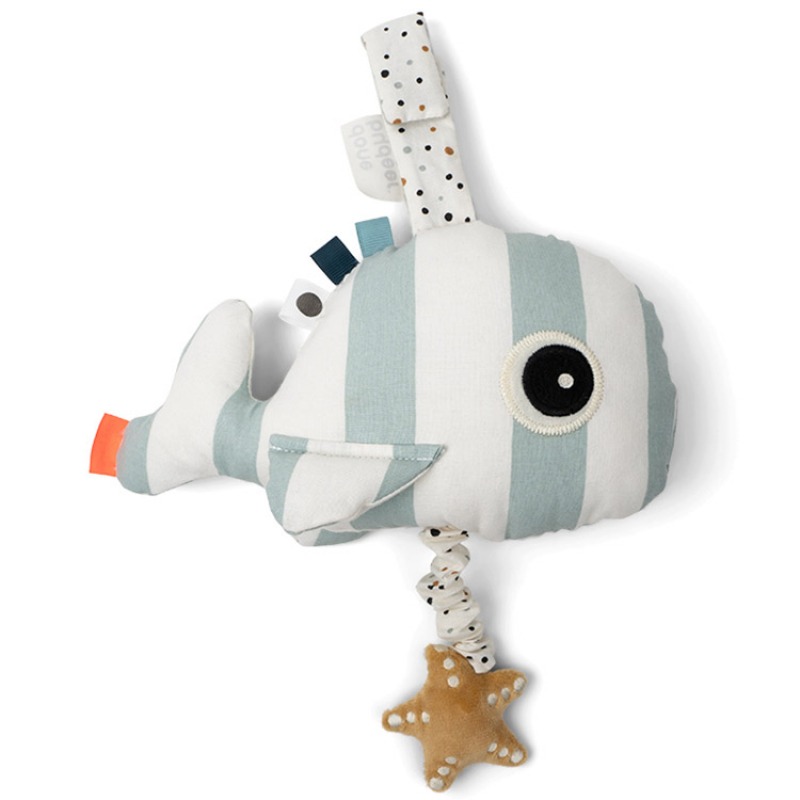 Peluche Musicale Wally Bleu - Done By Deer - Liste de Naissance - Jeanne et Ali – Image 2
