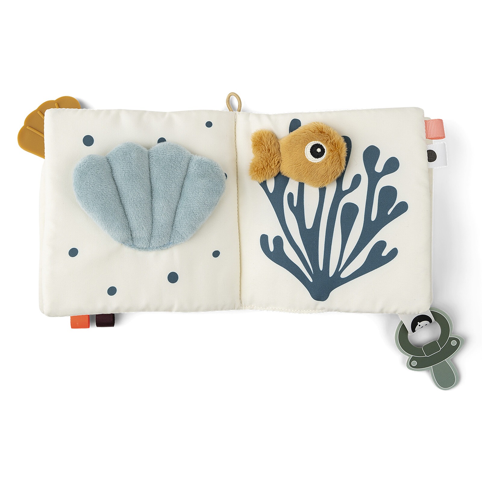 Livre d'éveil Sea Friends Wally Multicolore - Done By Deer- Liste de Naissance - Jeanne et Ali – Image 3