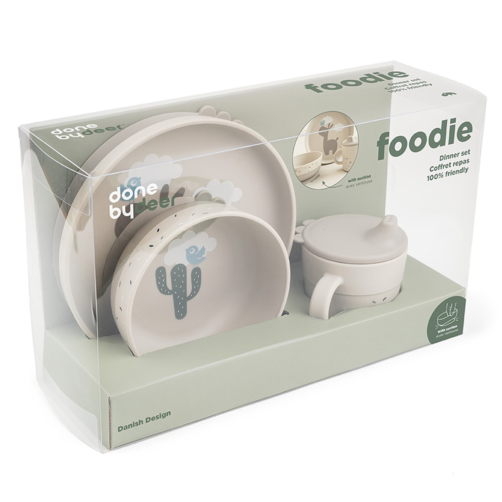 Coffret Repas Foodie Lalee Sable - Done By Deer - Liste de Naissance - Jeanne et Ali – Image 3