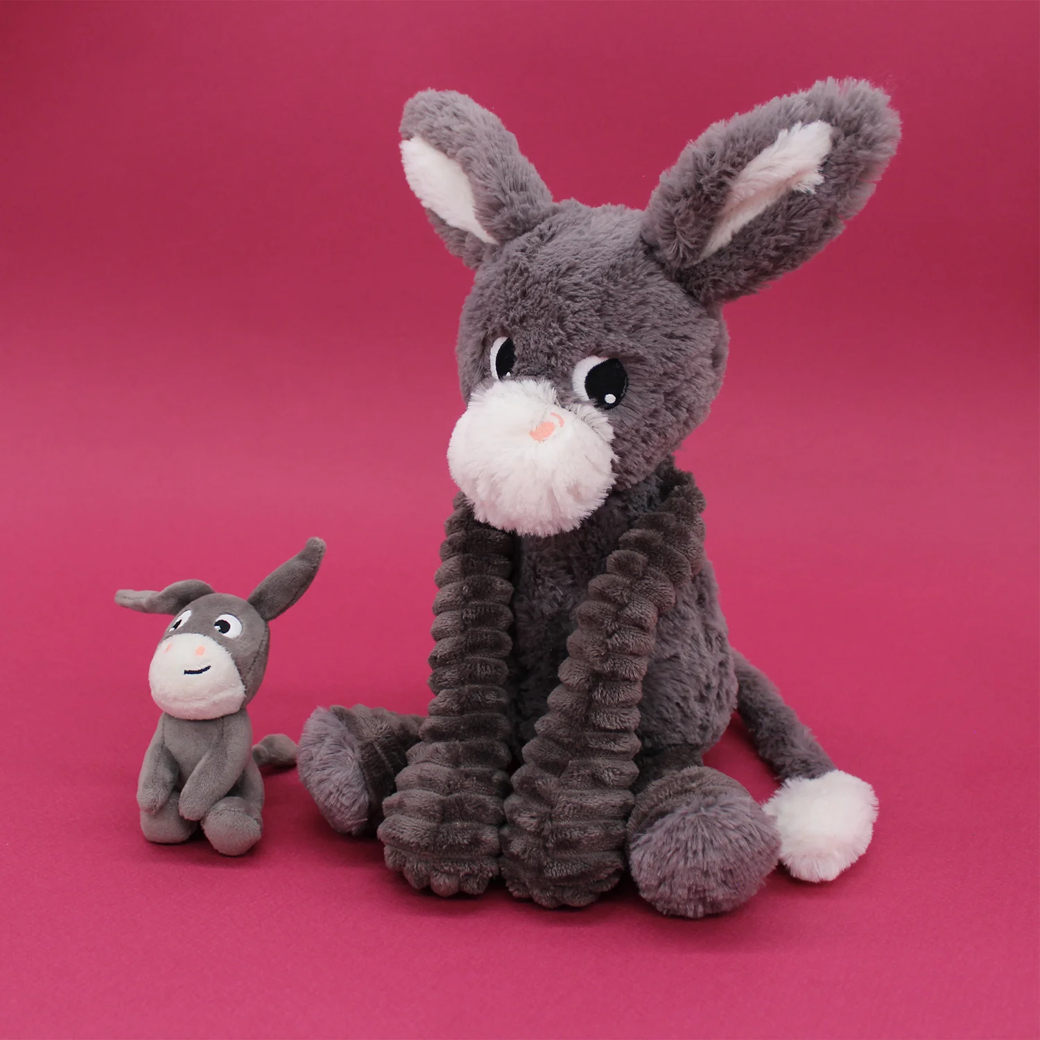 LES DÉGLINGOS PTIPOTOS - Peluche L'âne Poitou et Son Bébé – Image 6