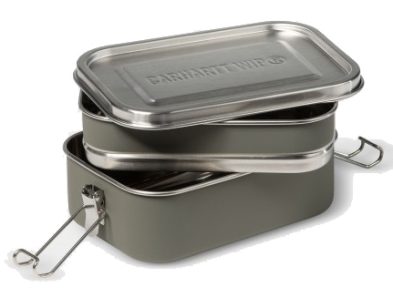 CARHARTT WIP – TOUR LUNCH BOX METAL SMOKE GREEN