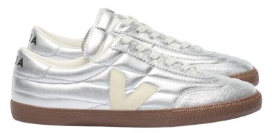 VEJA PANENKA LEATHER SILVER WHITE PIERRE BARK VEJA PANENKA LEATHER SILVER WHITE PIERRE BARK