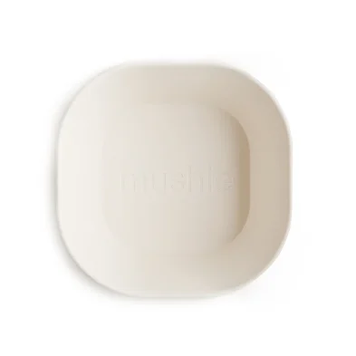MUSHIE – Lot de 2 Bols Carrés – Ivoire MUSHIE – Lot de 2 Bols Carrés – Ivoire