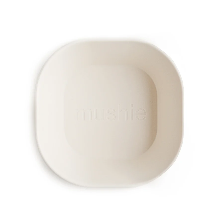 MUSHIE - Lot de 2 Bols Carrés - Ivoire