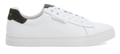 SCHMOOVE SPARKLE SNEAKER M NAPPA/SUEDE • BLANC/KAKI