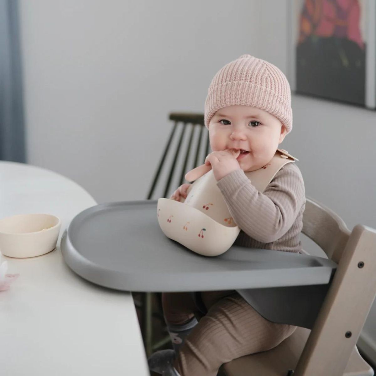 MUSHIE - First Feeding Baby Spoon - Blush / Shifting – Image 2