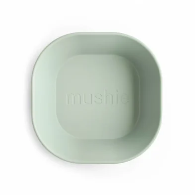 MUSHIE – Lot de 2 Bols Carrés – Sage MUSHIE – Lot de 2 Bols Carrés – Sage